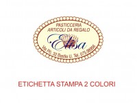 Etichette adesive per pasticcerie, bar, panetterie e gelaterie (mm 35x23)  (cod.31/I )